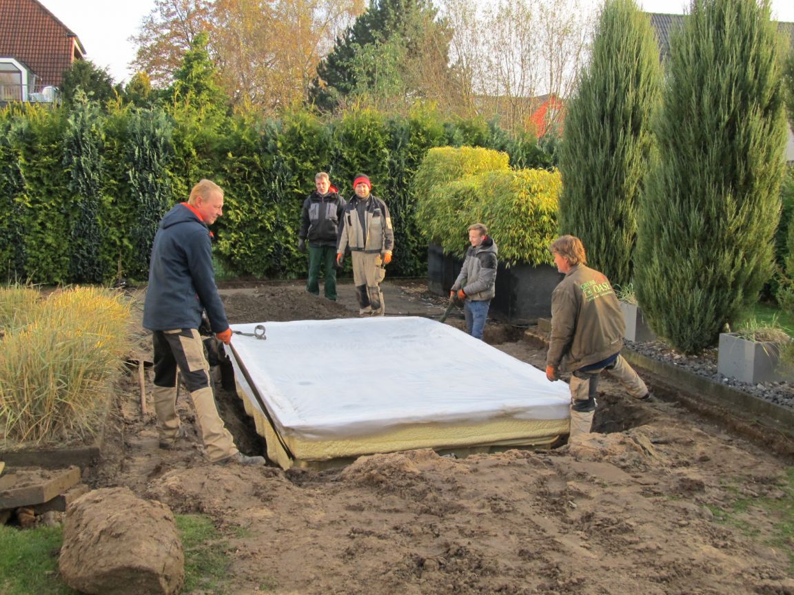 Vorher-Nachher - Grüne Oase